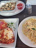 Chicken Parmigiana & Alfredo Pasta